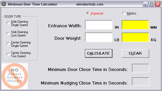  Minimum Door Time Calculator 