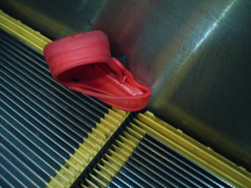  Escalator vs. Shoe 