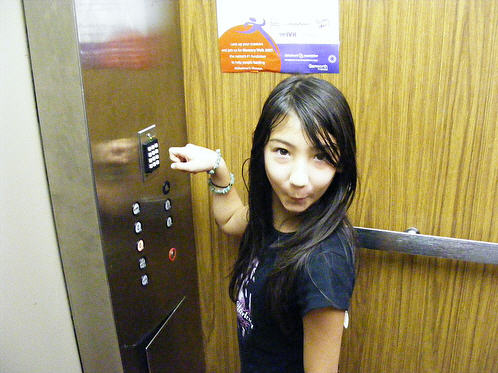 Elevator Passengers - Happy Elevator Passengers - Happy